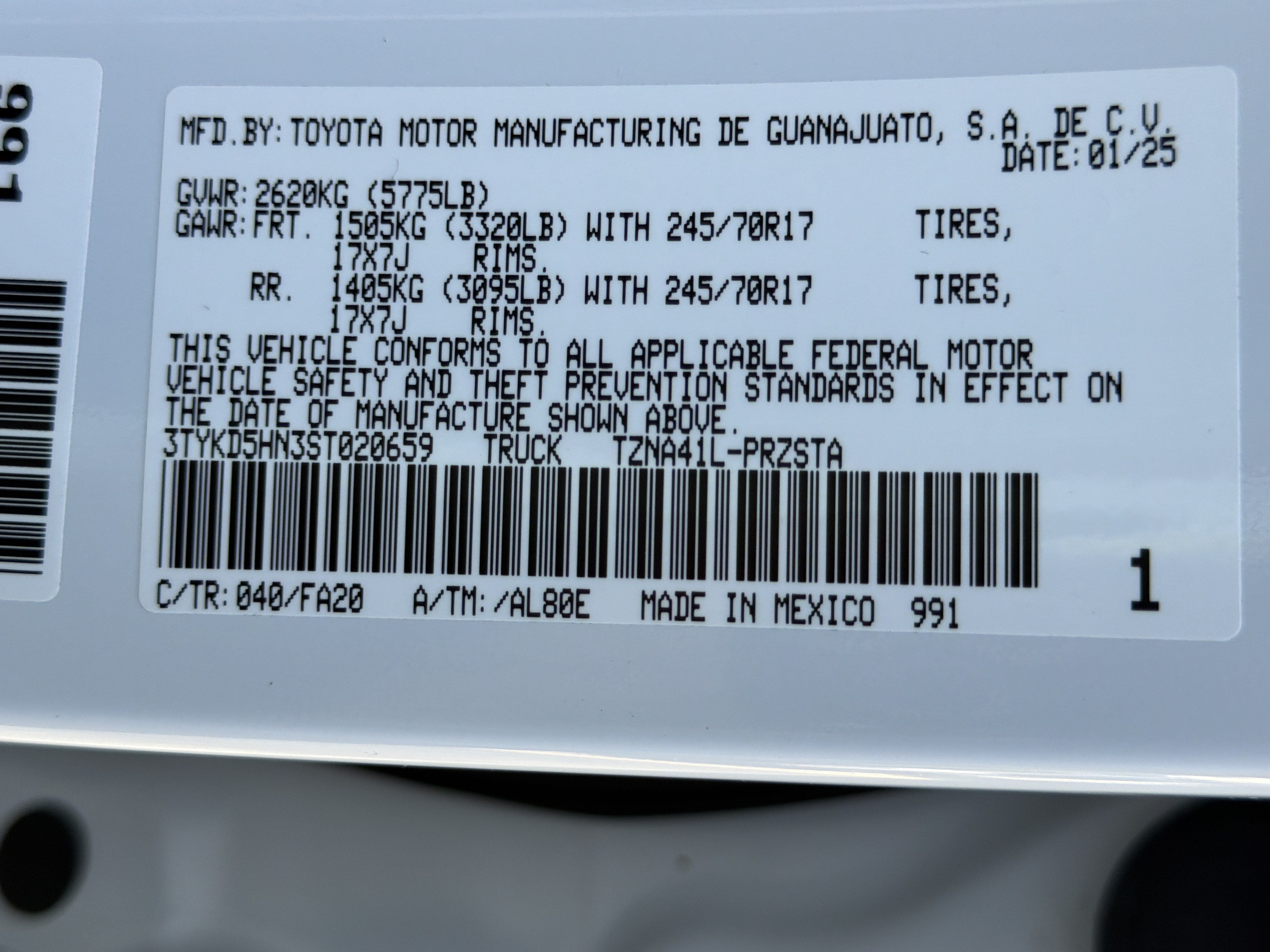 Used 2025 Toyota Tacoma SR RWD image 32