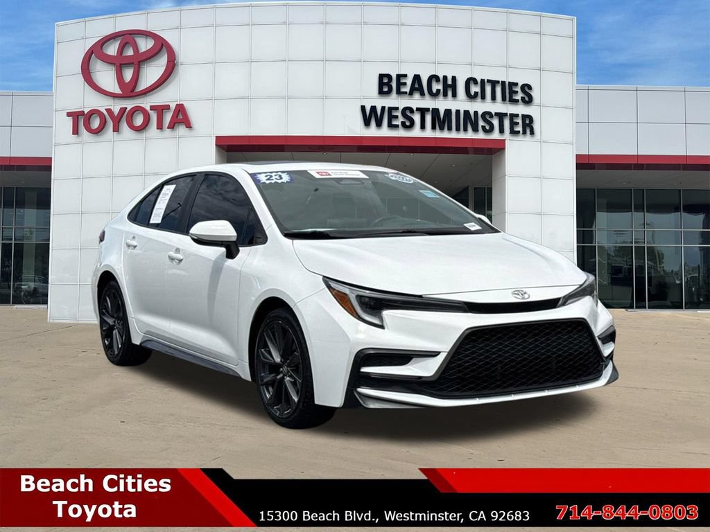 Certified 2023 Toyota Corolla XSE w/ Carpet Mat Package (TMS) FWD image 1