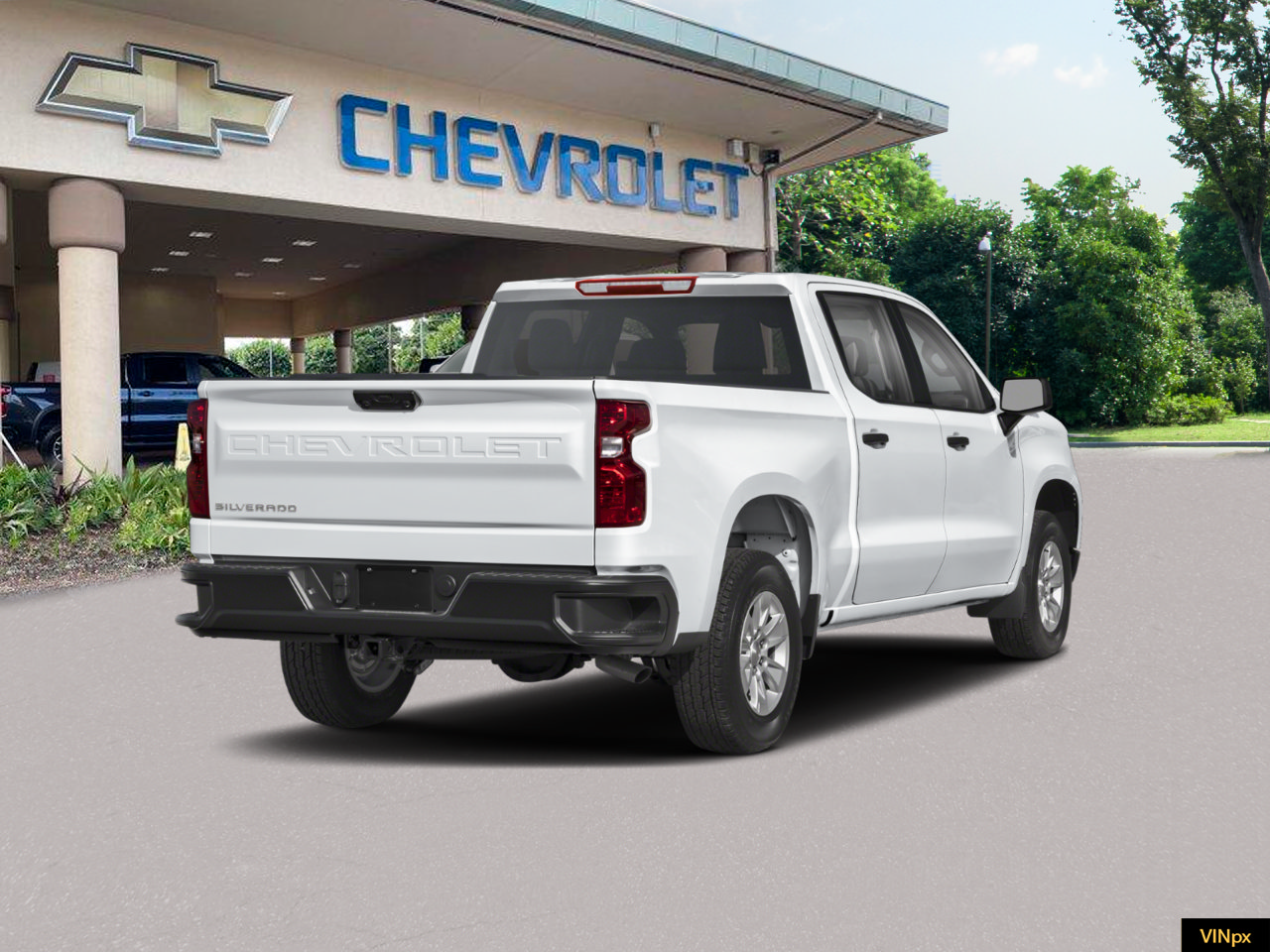 New 2026 Chevrolet Silverado 1500 Custom w/ Turbomax Blackout Package RWD image 2