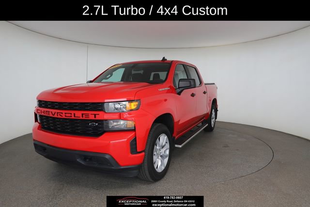 Used 2021 Chevrolet Silverado 1500 Custom w/ LPO, Dark Essentials Package