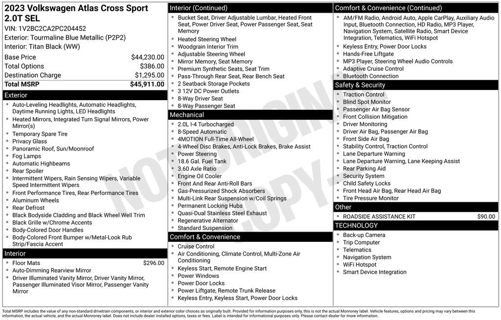 Used 2023 Volkswagen Atlas Cross Sport SEL image 4