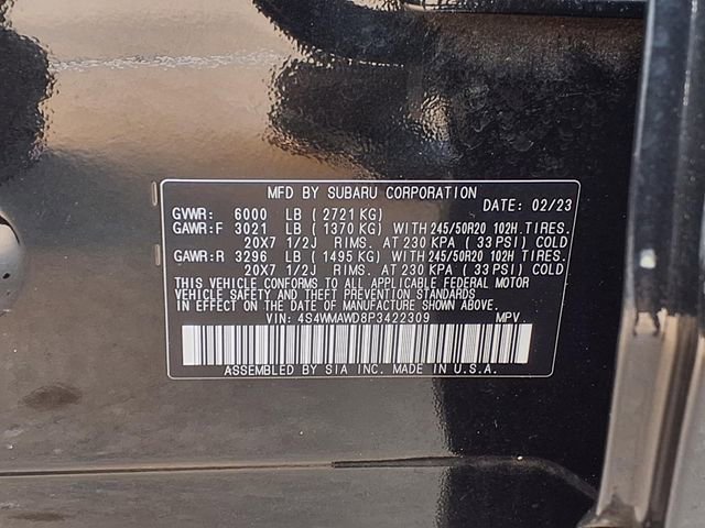Certified 2023 Subaru Ascent Touring AWD/4WD image 10