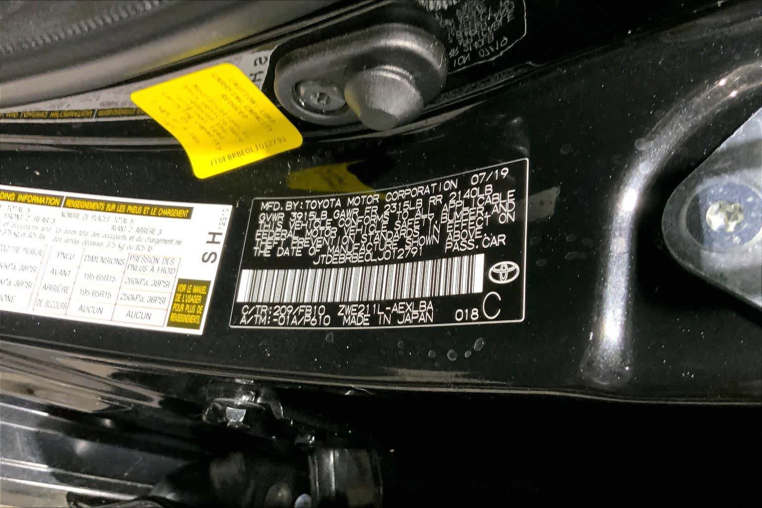 Used 2020 Toyota Corolla LE FWD image 37