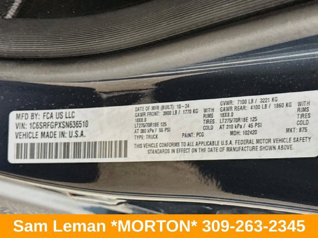 Used 2025 RAM 1500 Warlock AWD/4WD image 30