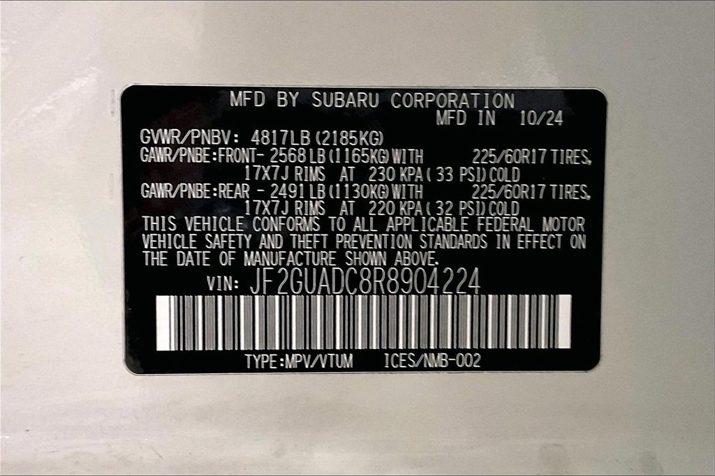 Used 2024 Subaru Crosstrek 2.0i Premium image 30