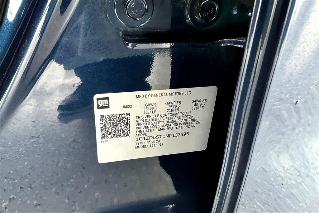 Used 2022 Chevrolet Malibu LT FWD image 17