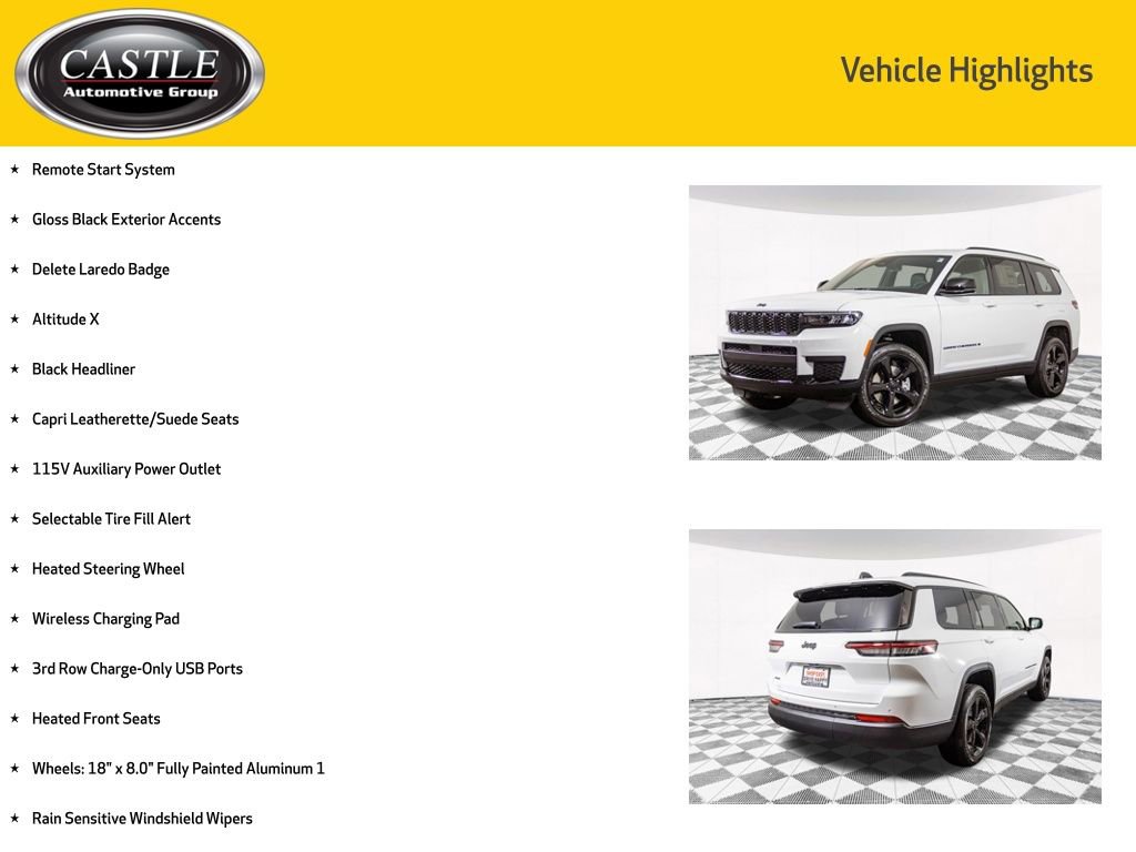 New 2025 Jeep Grand Cherokee L Altitude image 7