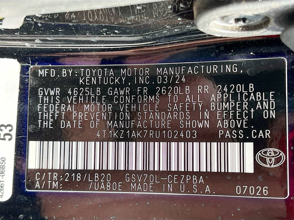 Used 2024 Toyota Camry XSE w/ Navigation Package FWD image 33