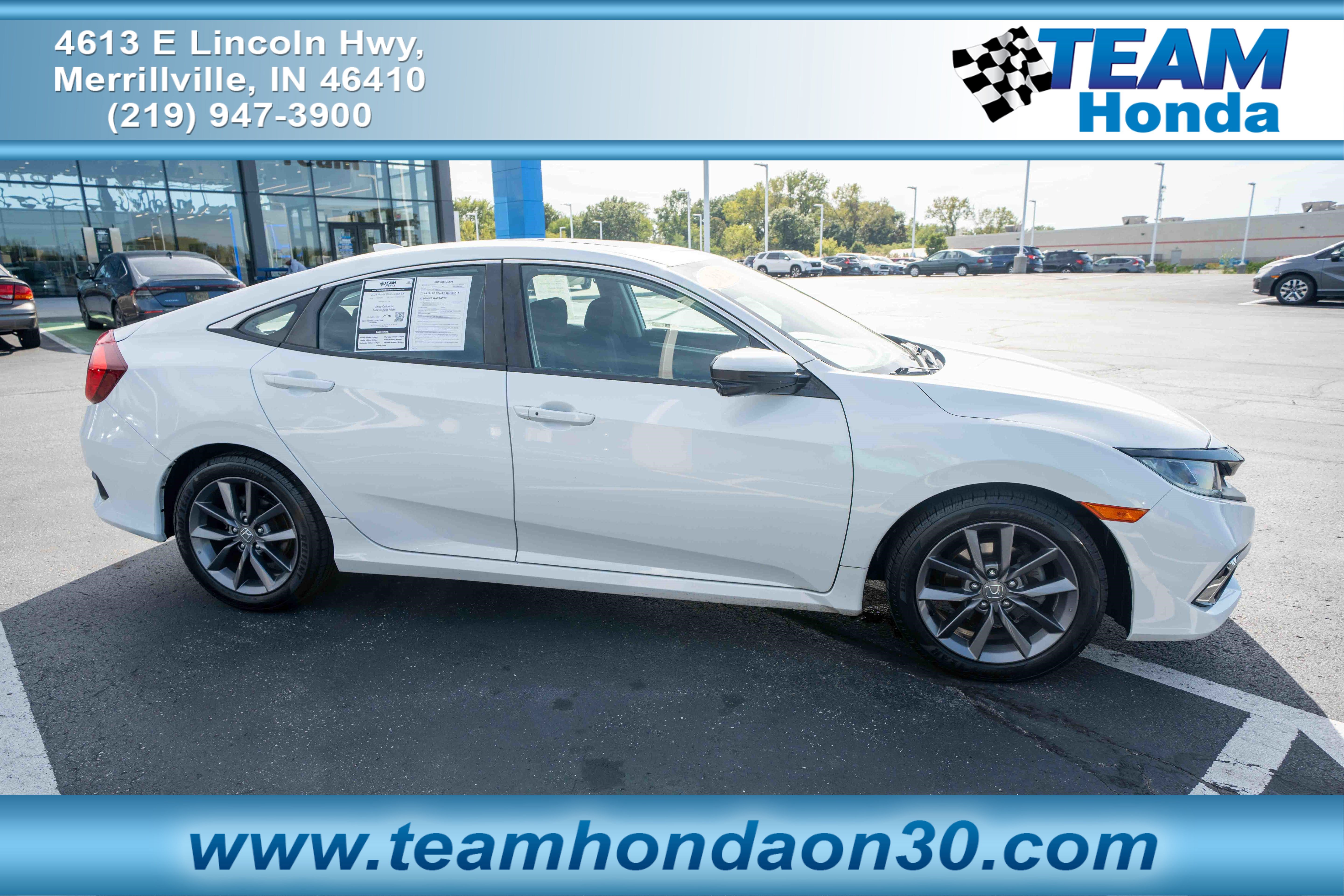 Certified 2021 Honda Civic EX image 1