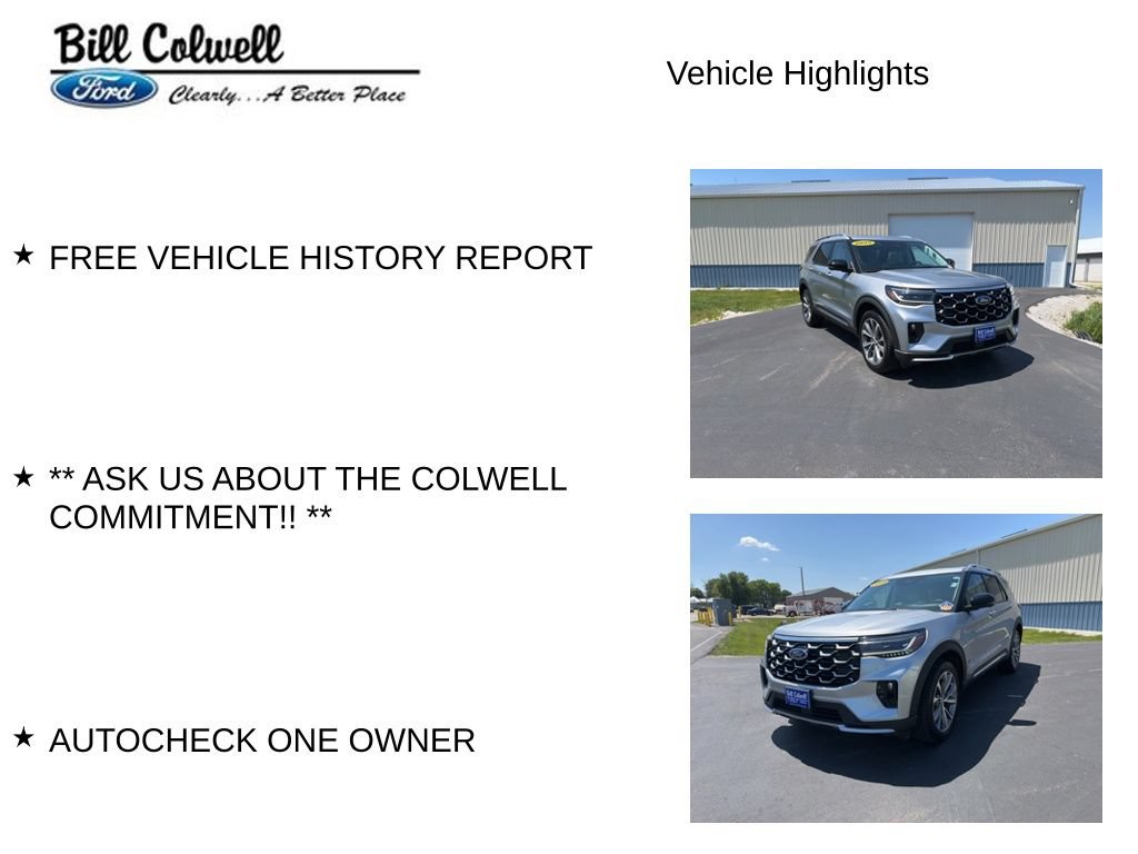 Used 2025 Ford Explorer Platinum w/ Ultimate Package AWD/4WD image 11