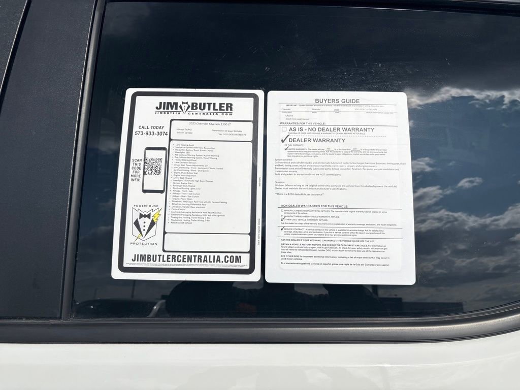 Used 2023 Chevrolet Silverado 1500 LT w/ Protection Package image 68