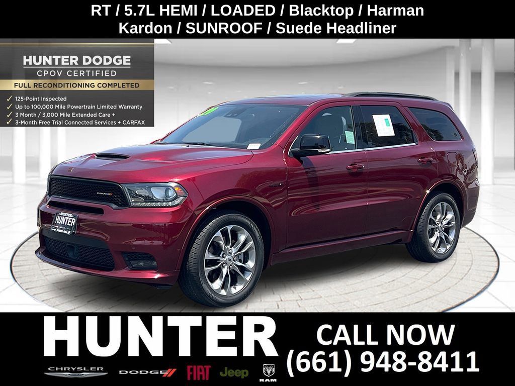 Certified 2020 Dodge Durango R/T w/ Technology Group RWD image 1