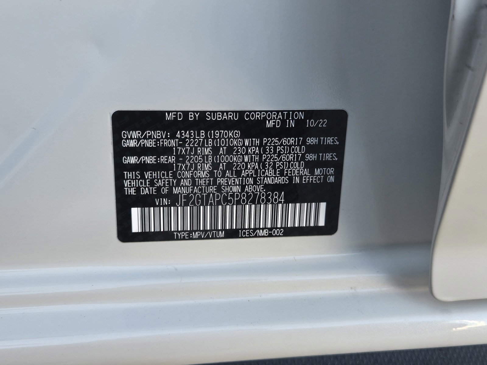 Used 2023 Subaru Crosstrek 2.0i Premium image 26