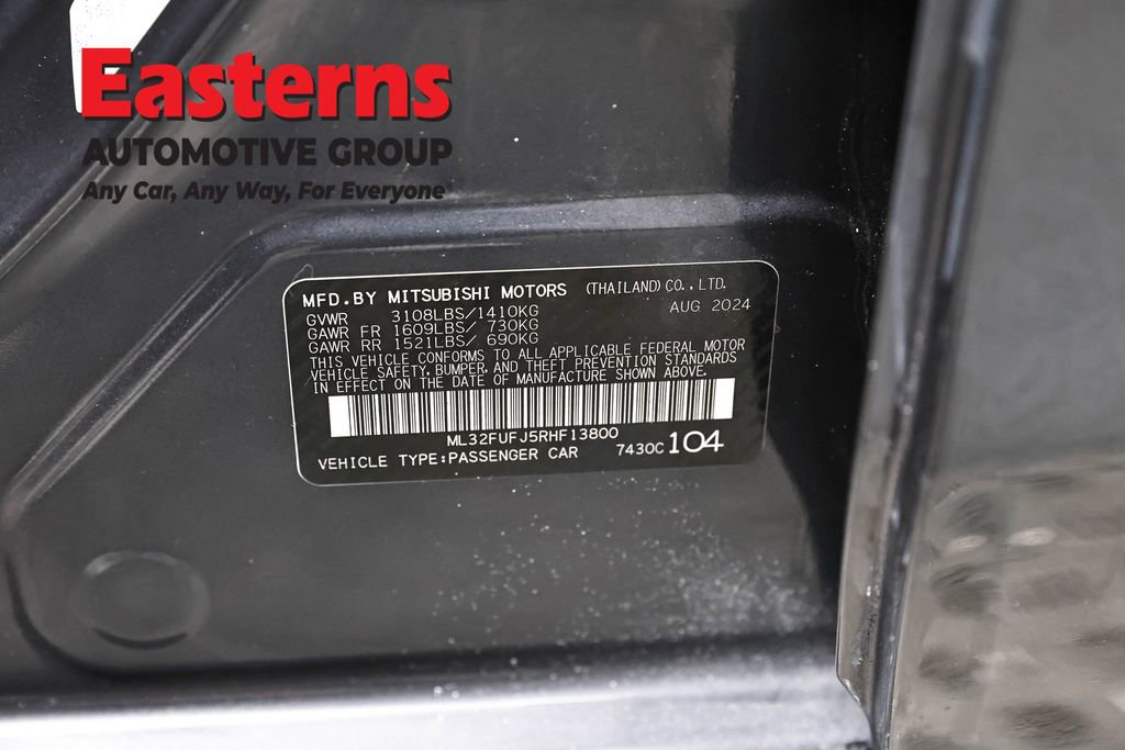 Used 2024 Mitsubishi Mirage G4 LE FWD image 34