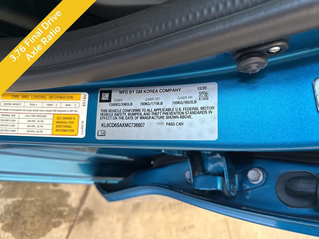 Used 2021 Chevrolet Spark LT FWD image 19