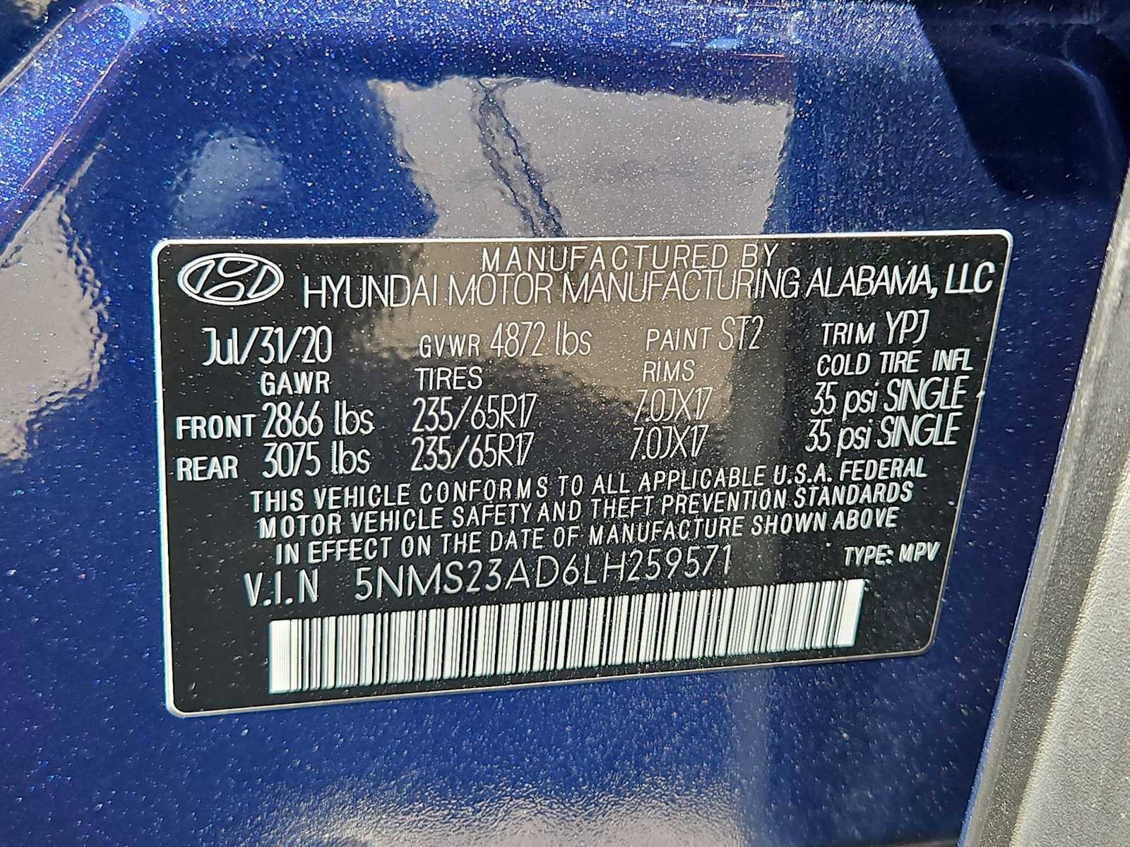 Used 2020 Hyundai Santa Fe SE w/ Cargo Package image 35