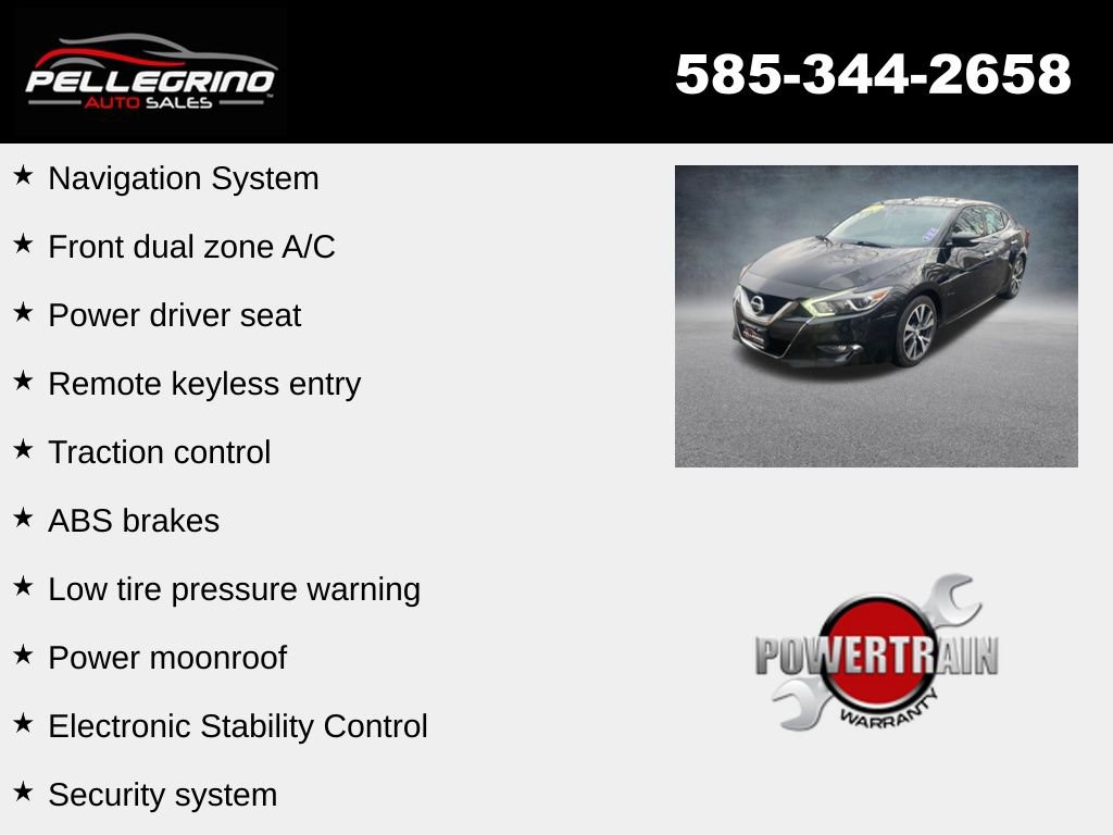 Used 2017 Nissan Maxima 3.5 SL FWD image 4