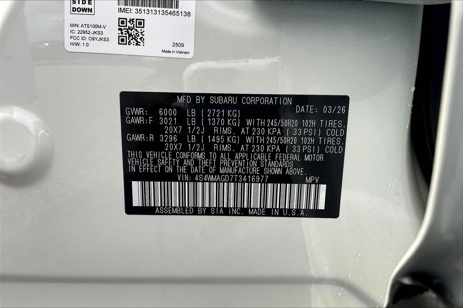 New 2026 Subaru Ascent Limited image 12