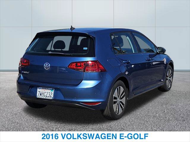 Used 2016 Volkswagen e-Golf SE w/ DC Fast Charging Package FWD image 7