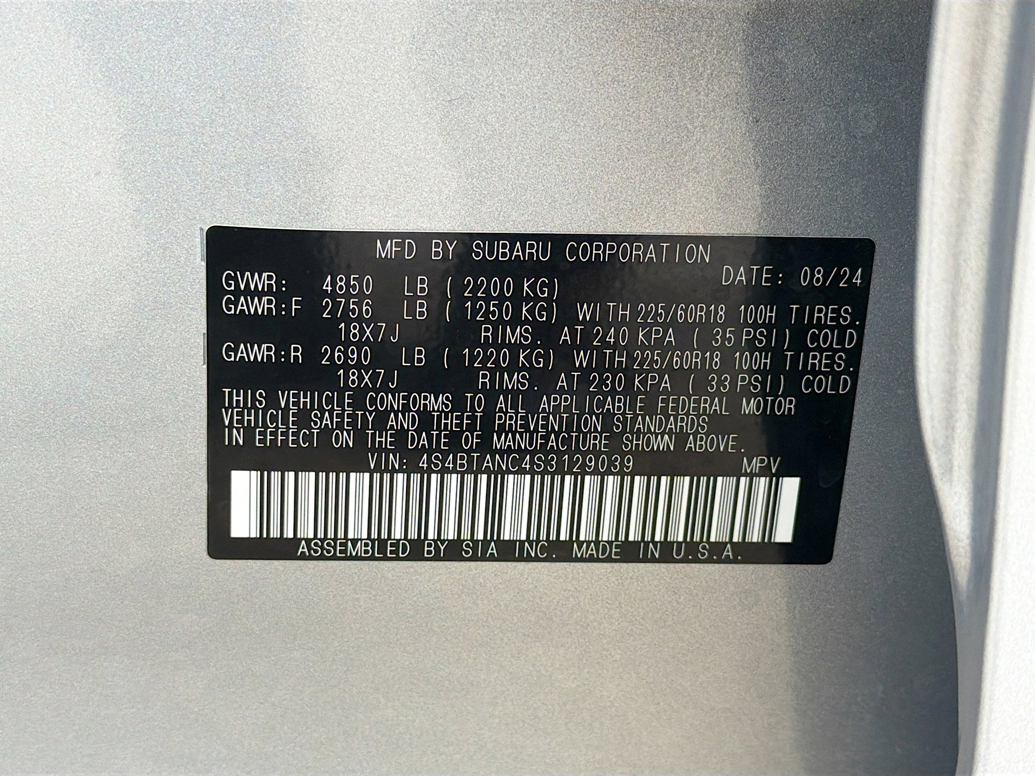 Certified 2025 Subaru Outback Limited w/ Popular Package #2 image 44