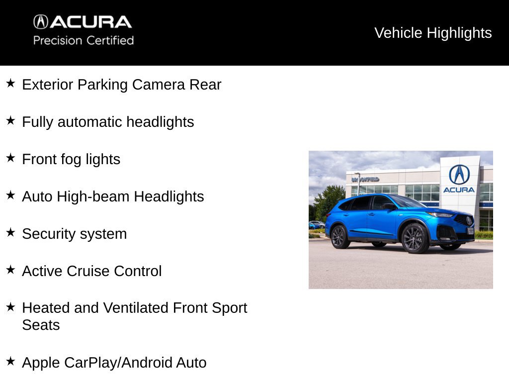 Certified 2026 Acura MDX A-Spec AWD/4WD image 17