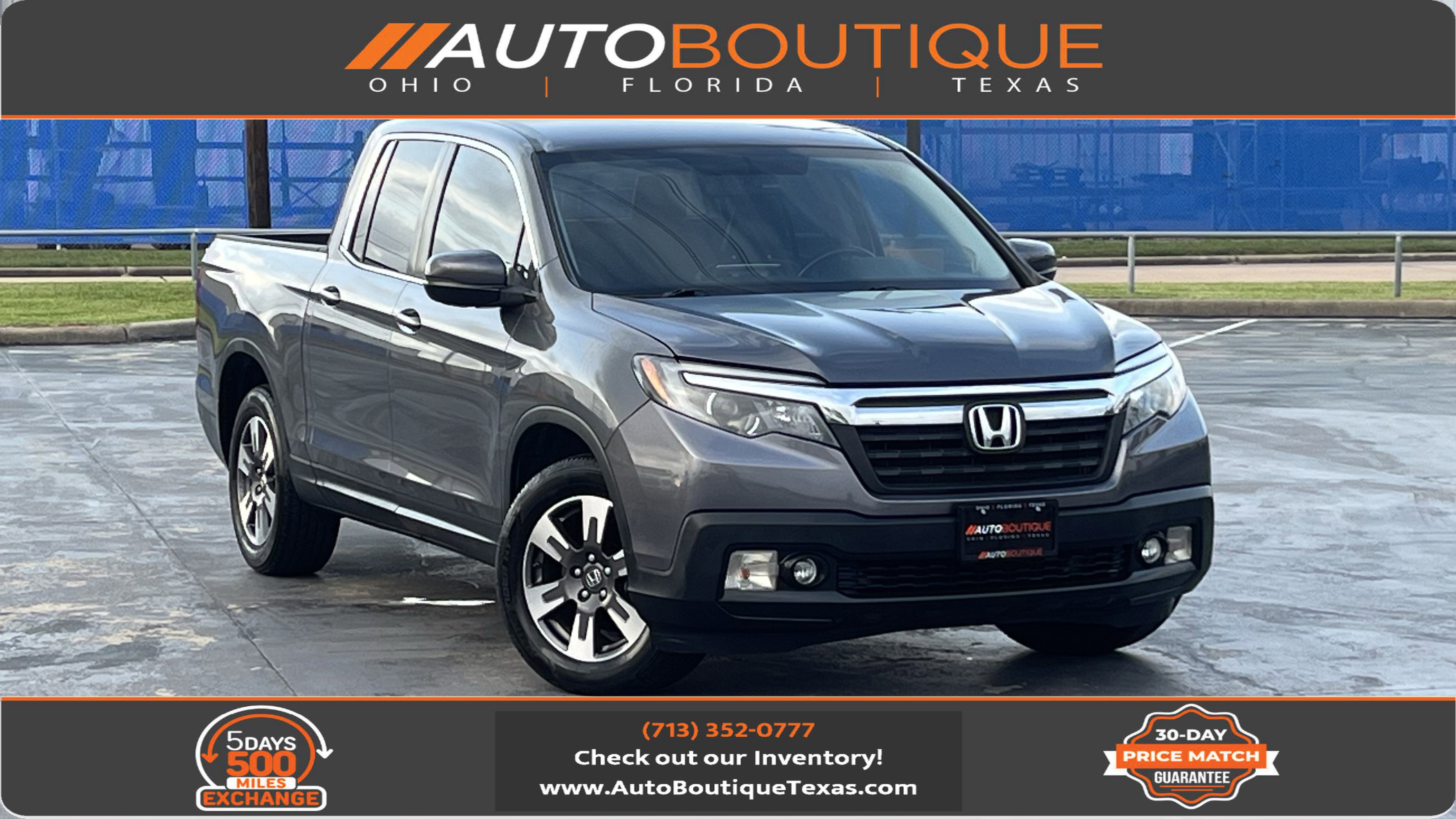 Used 2018 Honda Ridgeline RTL