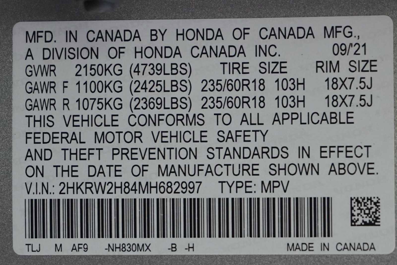 Used 2021 Honda CR-V EX-L image 30