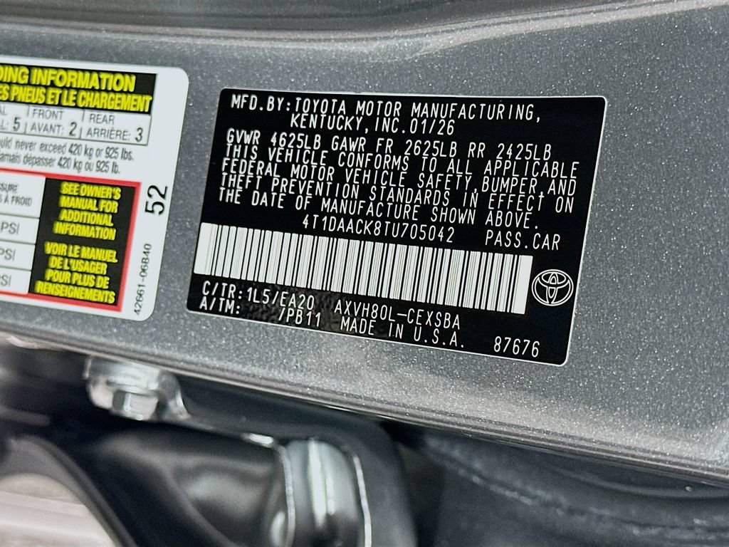 Certified 2026 Toyota Camry SE w/ Multimedia Upgrade Package FWD image 33