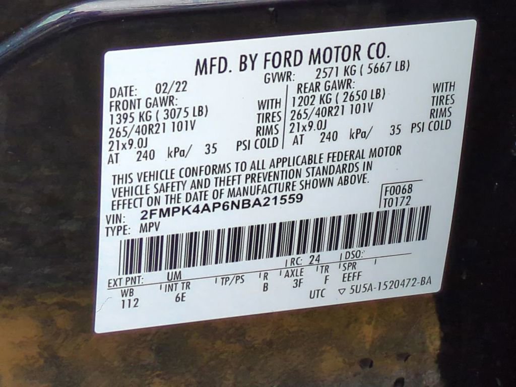 Used 2022 Ford Edge ST w/ Equipment Group 401A image 33