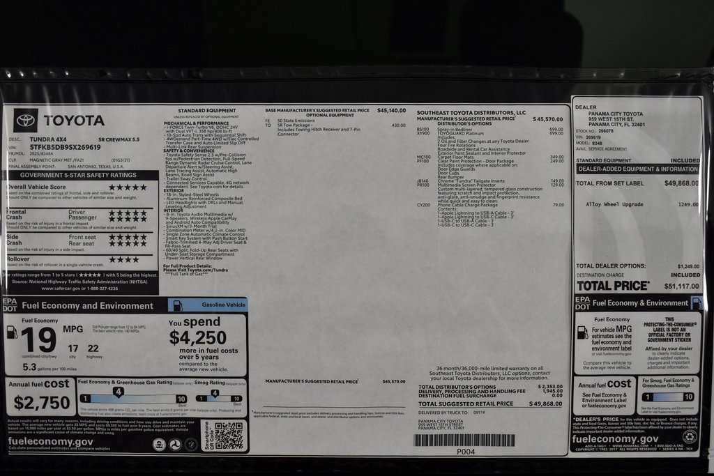 New 2025 Toyota Tundra SR image 2