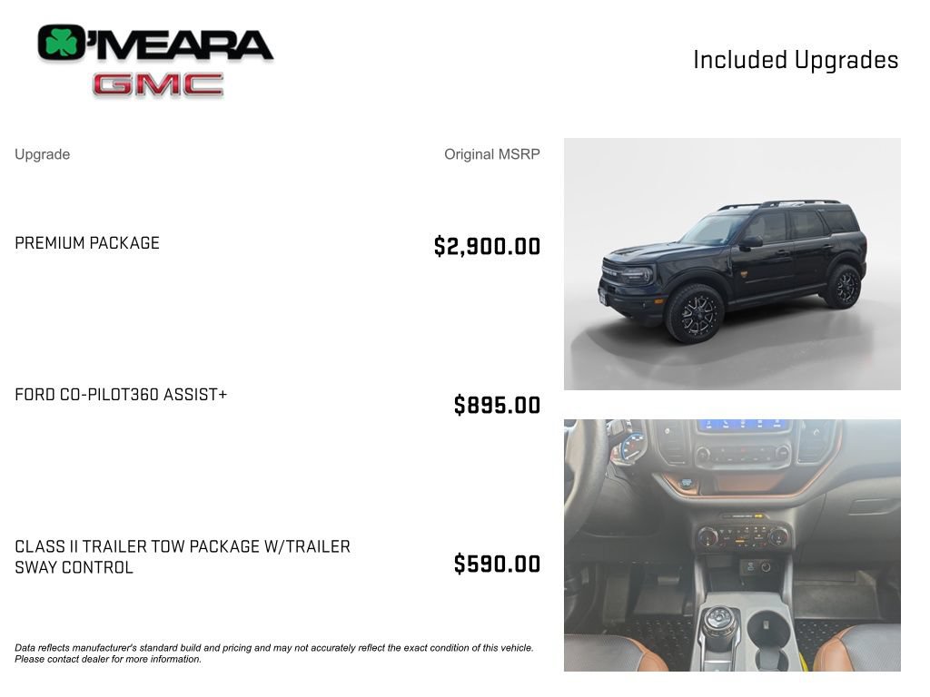 Used 2023 Ford Bronco Sport Badlands w/ Premium Package AWD/4WD image 4
