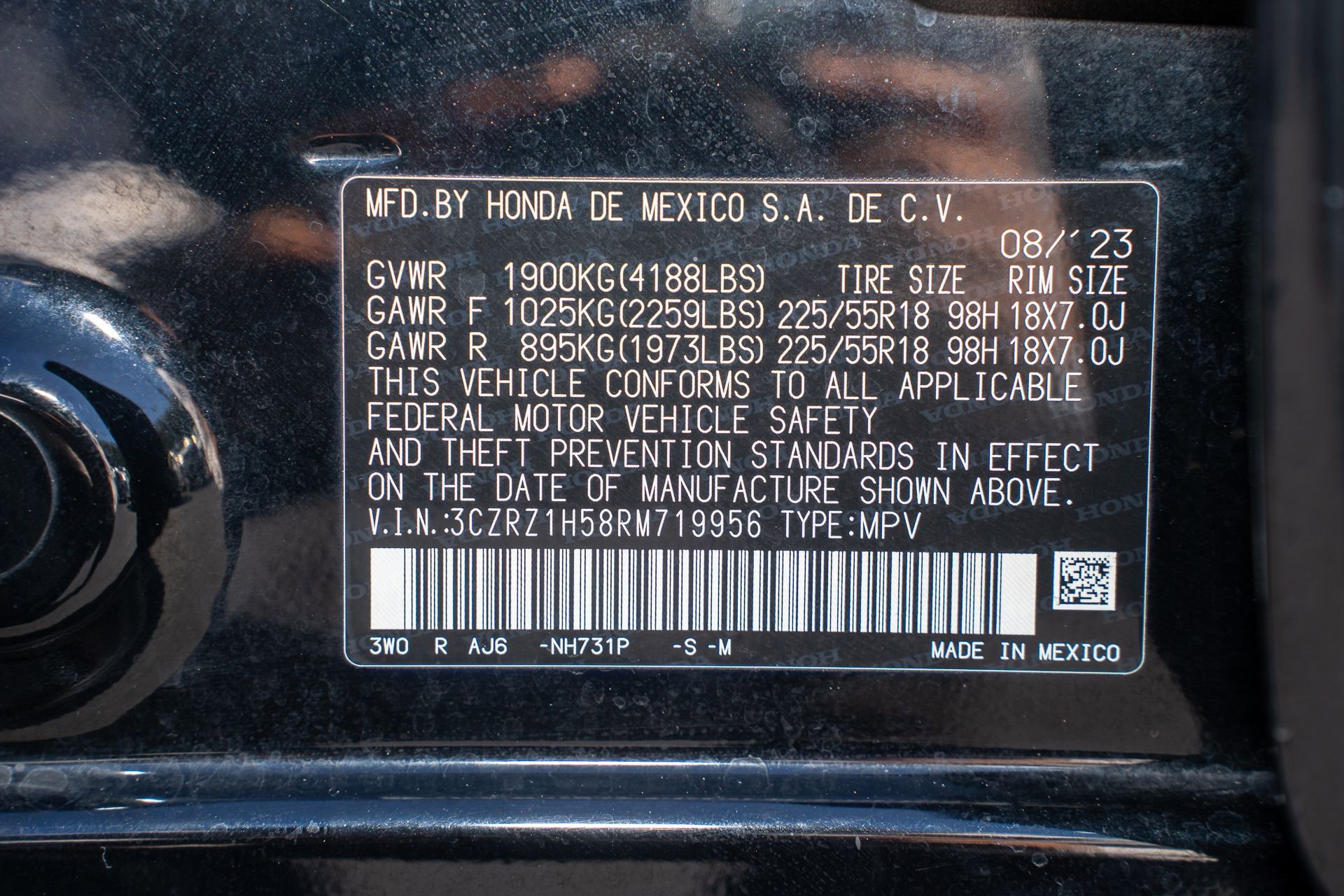 Certified 2024 Honda HR-V Sport image 35