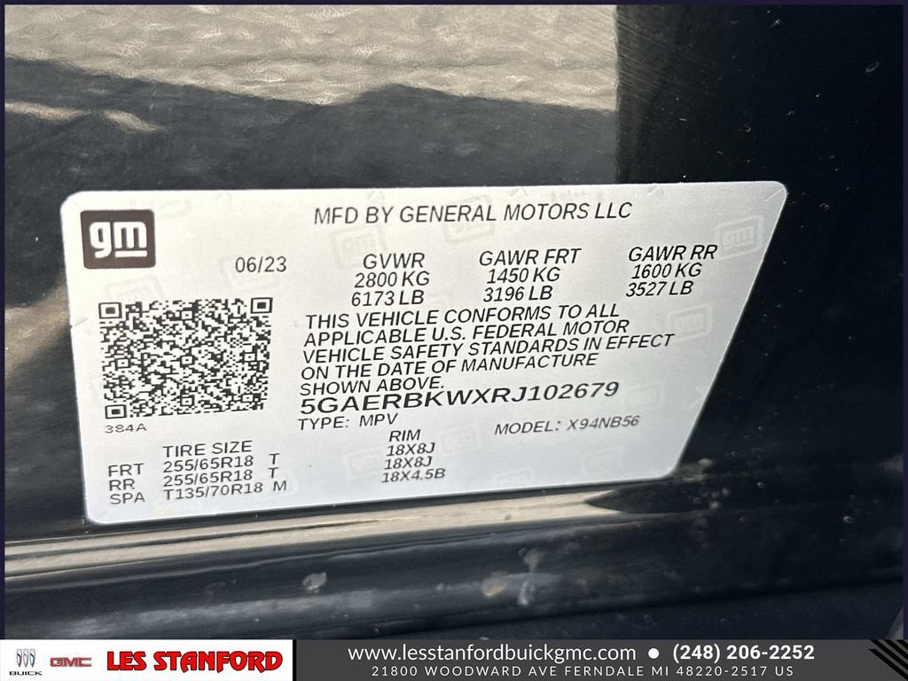 Certified 2024 Buick Enclave Essence w/ LPO, Floor Liner Package FWD image 20