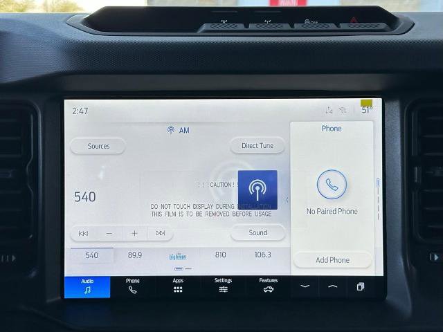 New 2025 Ford Bronco 2-Door w/ Sasquatch Package image 15