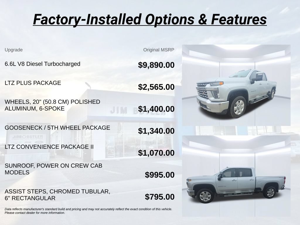 Used 2020 Chevrolet Silverado 3500 LTZ w/ LTZ Plus Package AWD/4WD image 3