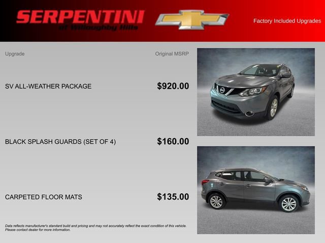 Used 2017 Nissan Rogue Sport SV w/ SV All-Weather Package AWD/4WD image 4