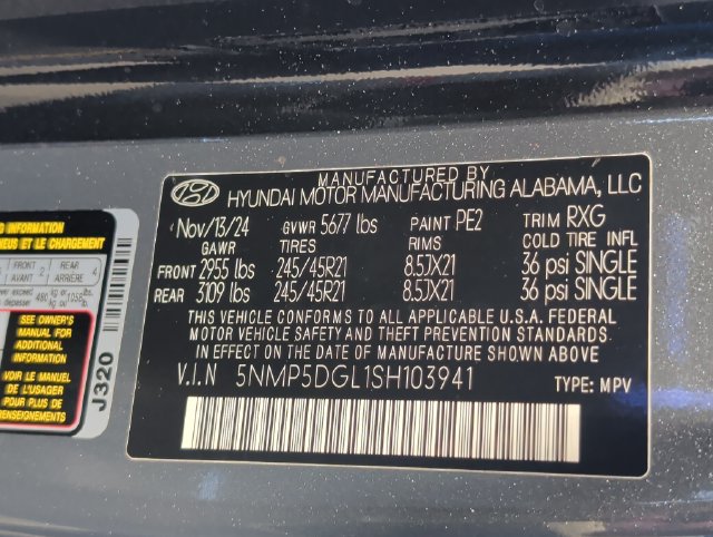 Used 2025 Hyundai Santa Fe Calligraphy AWD/4WD image 28
