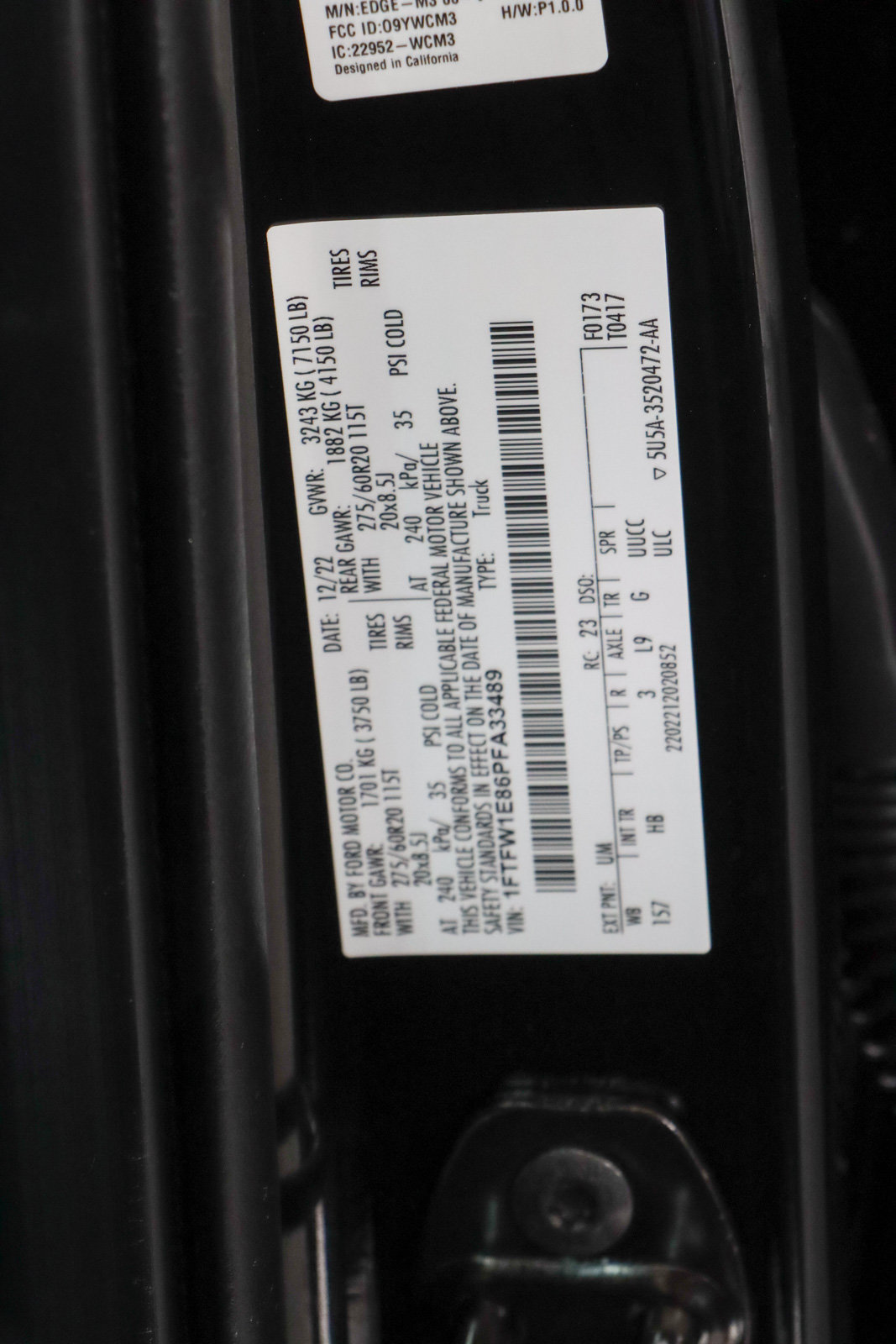 Used 2023 Ford F150 Lariat w/ Equipment Group 502A High AWD/4WD image 33