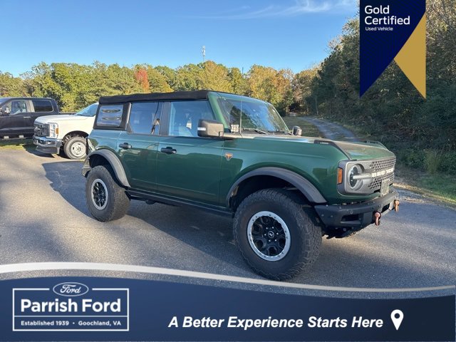 Certified 2022 Ford Bronco Badlands