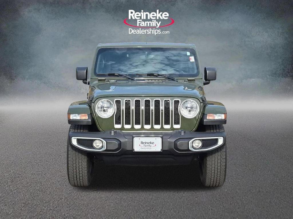 Used 2021 Jeep Wrangler Unlimited Sahara w/ Uconnect 4C Nav & Sound Group AWD/4WD image 2