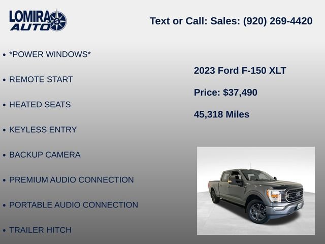 Used 2023 Ford F150 XLT w/ Equipment Group 302A High AWD/4WD image 39