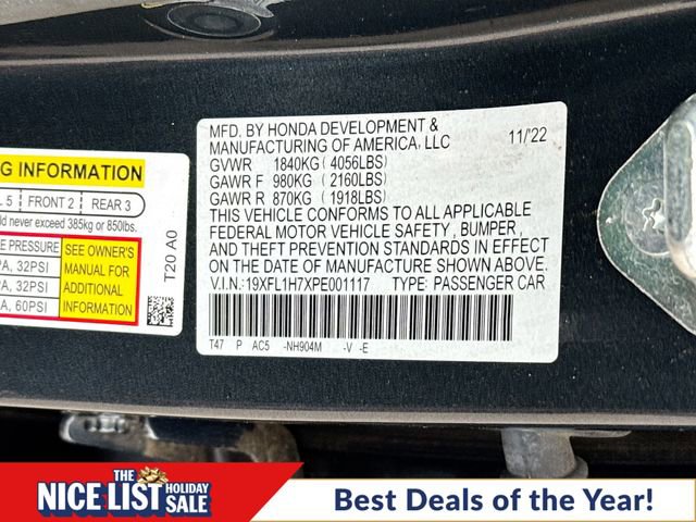 Certified 2023 Honda Civic EX-L image 31