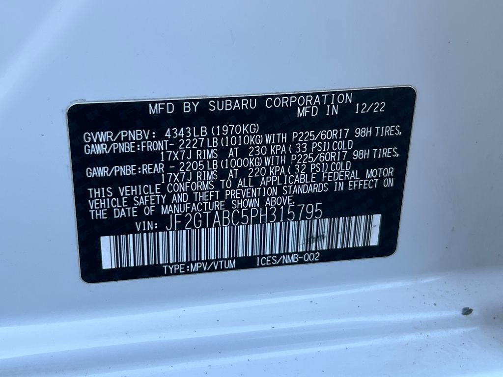 Used 2023 Subaru Crosstrek 2.0i image 31