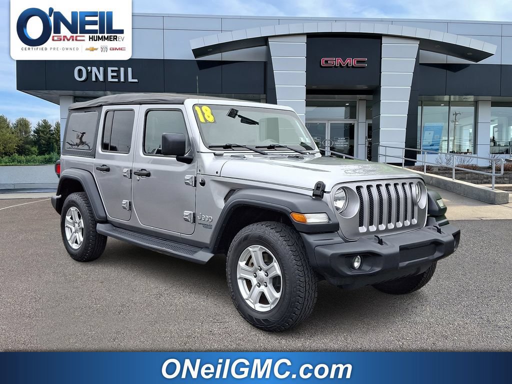 Used 2018 Jeep Wrangler Unlimited Sport S AWD/4WD image 1
