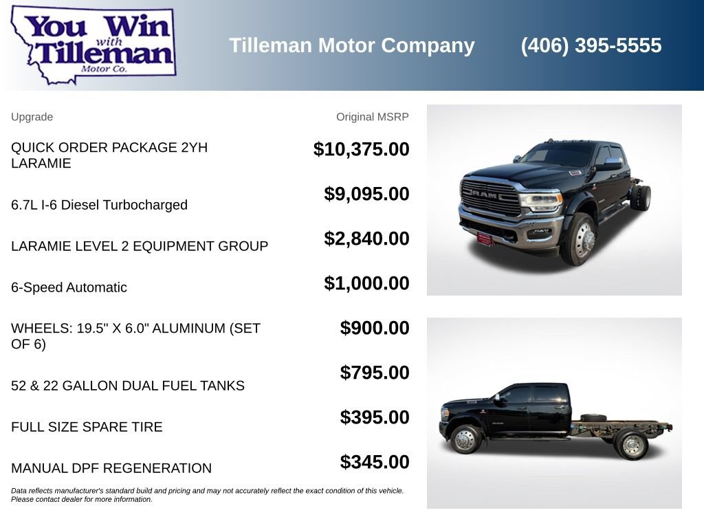 Used 2022 RAM 5500 Laramie AWD/4WD image 3