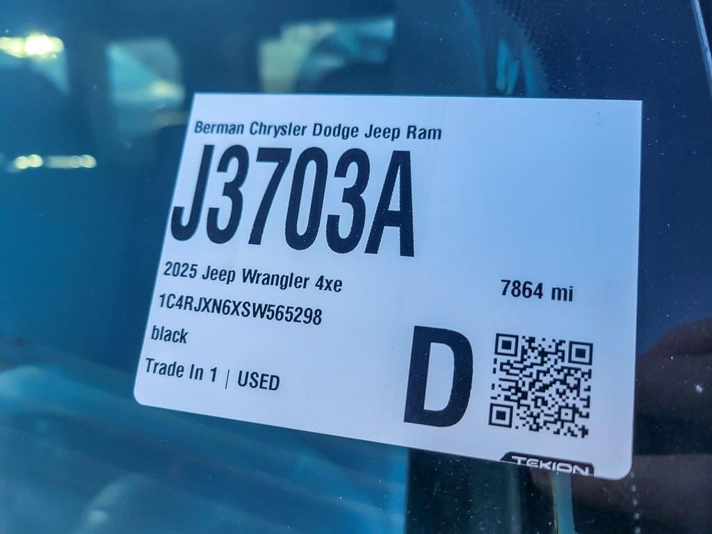 Used 2025 Jeep Wrangler Unlimited Sport S 4xe w/ Convenience Group image 20