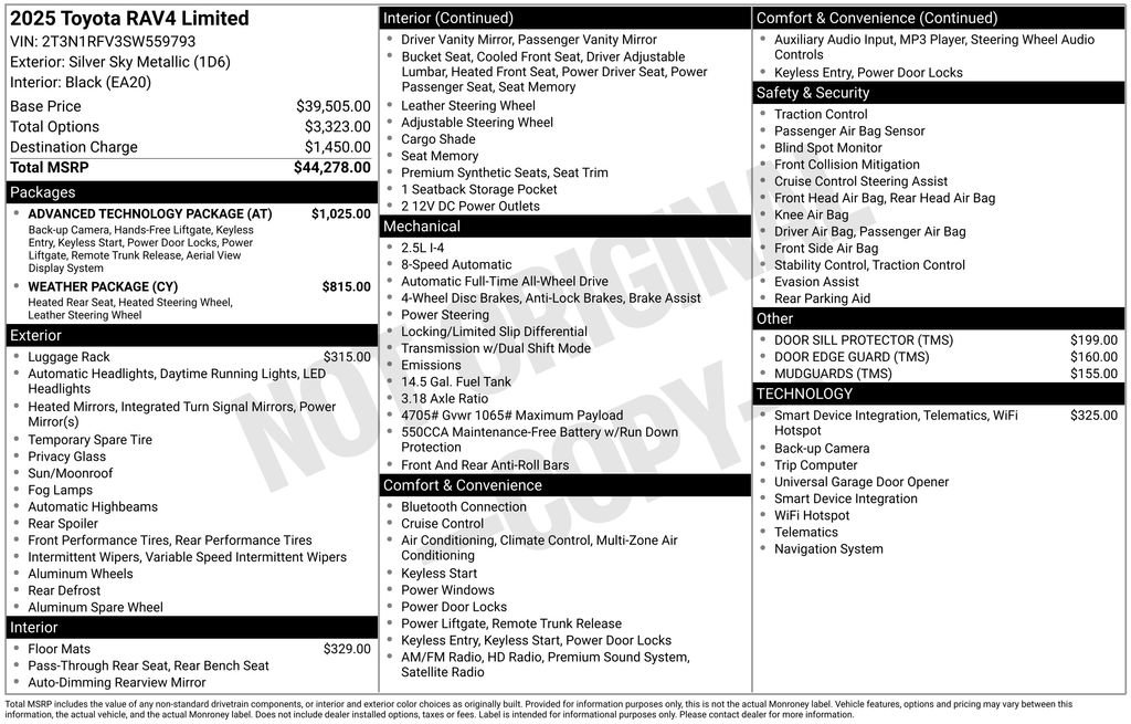 Used 2025 Toyota RAV4 Limited w/ Advanced Technology Package image 31