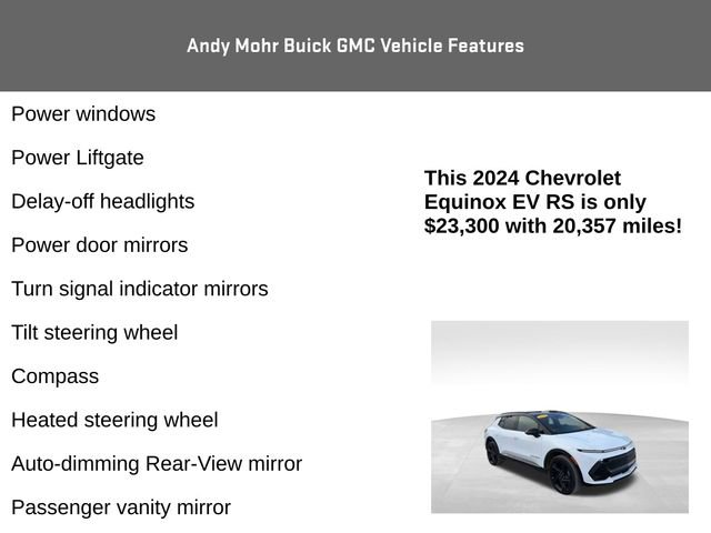 Used 2024 Chevrolet Equinox EV RS image 12