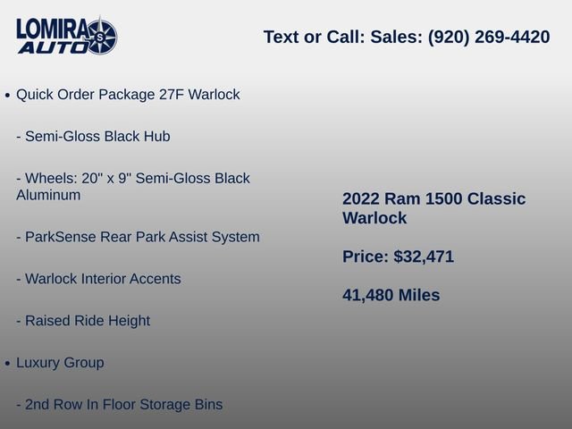 Used 2022 RAM 1500 Warlock AWD/4WD image 8