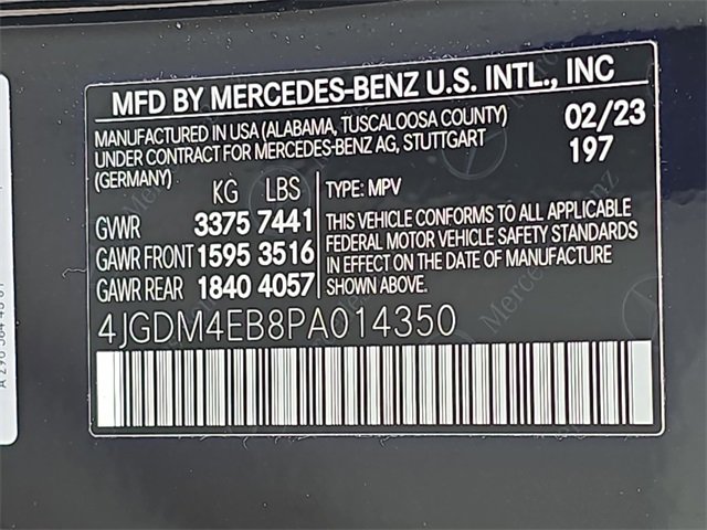 Certified 2023 Mercedes-Benz EQS 580 4MATIC SUV image 35